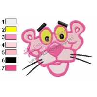 Free Pink Panther Embroidery Design 02